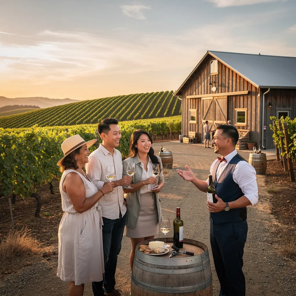 Посетители наслаждаются атмосферой кулинарного фестиваля